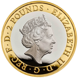 Pre-Owned 2018 UK Captain James Cook's Voyage of Discovery £2 Proof Silver Coin - VAT Free