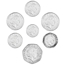 Pre-Owned 2009 UK Proof Silver 12-Coin Set - Damaged Box - VAT Free