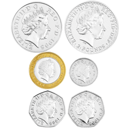 Pre-Owned 1998 UK Family Proof Silver 6-Coin Collection - VAT Free