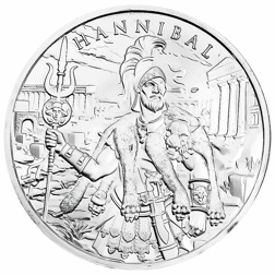 Pre-Owned Pinehurst Legendary Warriors: Hannibal 1oz Silver Round