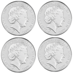 Pre-Owned 2009 Alderney 50th Anniversary of the Mini £5 Proof Silver 4-Coin Set - VAT Free