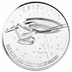 Pre-Owned 2016 Royal Canadian Mint Star Trek $20 Carded Silver Coin - VAT Free