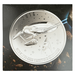 Pre-Owned 2016 Royal Canadian Mint Star Trek $20 Carded Silver Coin - VAT Free