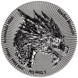 Scottsdale Mint 1oz Dragon Stacker Silver Round