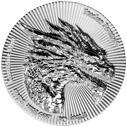 Scottsdale Mint 1oz Dragon Stacker Silver Round