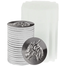 Scottsdale Mint 1oz Dragon Stacker Silver Round