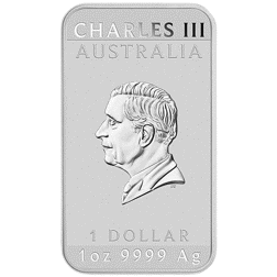 Pre-Owned 2026 Australian Lunar Horse Rectangular 1oz Silver Coin - VAT Free