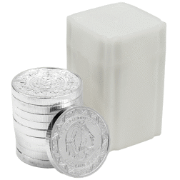 Aztec Sun Stone 2oz Silver Round