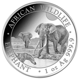2026 Somalian Elephant 1oz Silver Coin