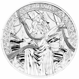 Pre-Owned 2026 Germania Norns: Werdanda 1oz Silver Coin