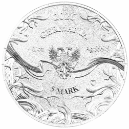 Pre-Owned 2026 Germania Norns: Werdanda 1oz Silver Coin