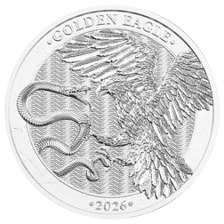 Pre-Owned 2026 Malta Golden Eagle 1oz Silver Coin