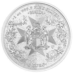 Pre-Owned 2026 Malta Golden Eagle 1oz Silver Coin