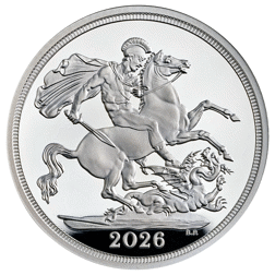 Pre-Owned 2026 UK Full Sovereign Proof Silver Coin - VAT Free
