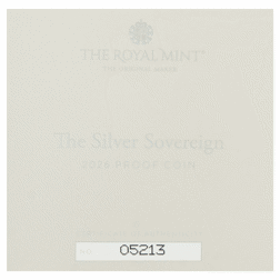 Pre-Owned 2026 UK Full Sovereign Proof Silver Coin - VAT Free
