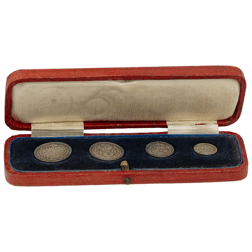 Pre-Owned 1930 UK George V Maundy Money Silver 4-Coin Set - VAT Free
