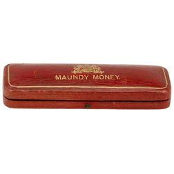 Pre-Owned 1930 UK George V Maundy Money Silver 4-Coin Set - VAT Free