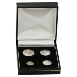 Pre-Owned 1985 UK Elizabeth II Maundy Money Silver 4-Coin Set - VAT Free