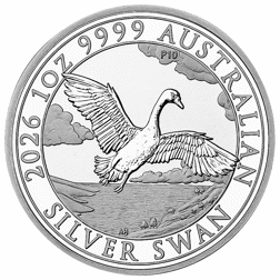 2026 Australian Swan 10th Anniversary 1oz Silver Coin