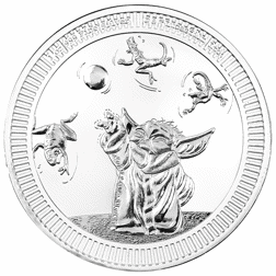 Pre-Owned 2024 Niue Mandalorian Grogu 1oz Silver Coin - VAT Free
