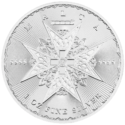 Pre-Owned 2025 Malta Maltese Cross 1oz Silver Coin - VAT Free