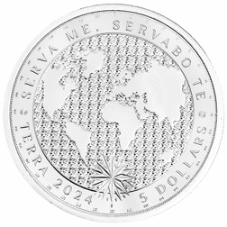 Pre-Owned 2024 Tokelau Planet Terra 1oz Silver Coin - VAT Free