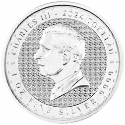 Pre-Owned 2024 Tokelau Planet Terra 1oz Silver Coin - VAT Free