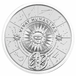 Pre-Owned 2024 Tokelau Vivat Humanitas 1oz Silver Coin - VAT Free