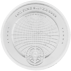 Pre-Owned 2025 Niue Planet Terra 1oz Silver Coin - VAT Free