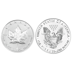 Pre-Owned 2019 Pride of Two Nations 1oz Proof Silver 2-Coin Set - VAT Free