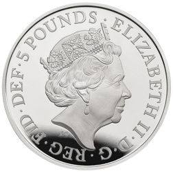 Pre-Owned 2018 UK 250th Anniversary of the Royal Academy of Arts £5 Proof Silver Coin - VAT Free