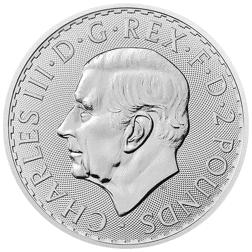 Pre-Owned UK Britannia 1oz Silver Coin - Mixed Dates - VAT Free