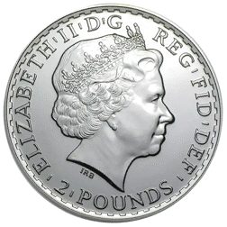 Pre-Owned UK Britannia 1oz Silver Coin - Mixed Dates - VAT Free