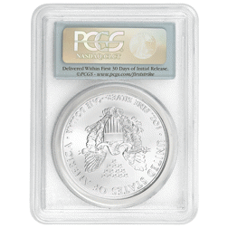 Pre-Owned 2014 USA Eagle San Francisco 1oz Silver Coin - PCGS Graded MS69 - 521928.69/29551030 - VAT