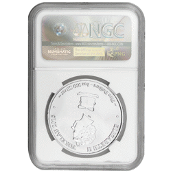 Pre-Owned 2015 Tokelau Mokoha Great White Shark 1oz Silver Coin - NGC Graded MS69 - 4267060-368 - VA