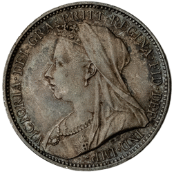 Pre-Owned 1894 UK Victoria Maundy Money 4 Pence Silver Coin - VAT Free