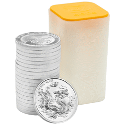 2026 Chinese Dragon 10 Yuan 1oz Silver Coin