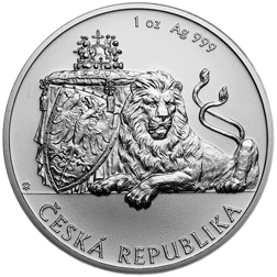 Pre-Owned 2019 Niue Czech Lion 1oz Silver Coin - VAT Free