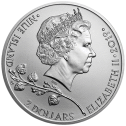 Pre-Owned 2019 Niue Czech Lion 1oz Silver Coin - VAT Free