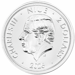 Pre-Owned 2026 Slovakian Golden Eagle 1oz Silver Coin - VAT Free