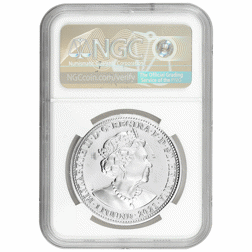 Pre-Owned 2021 St Helena Three Graces 1oz Proof Silver Coin - NGC Graded PF68 - 6031294-067 - VAT Fr