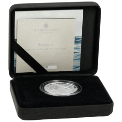 Pre-Owned 2026 UK Britannia 1oz Proof Silver Coin - VAT Free