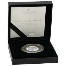 Pre-Owned 2021 UK Tales of the Earth: Plesiosaurus 50p Proof Silver Coin - VAT Free