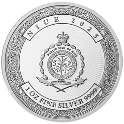 Pre-Owned 2025 Niue Equilibrium 1oz Silver Coin - VAT Free