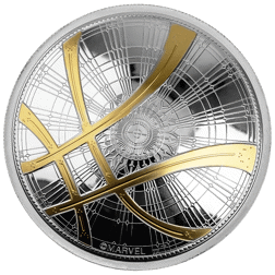 Pre-Owned 2017 Tuvalu Doctor Strange 2oz Proof Silver Coin - VAT Free