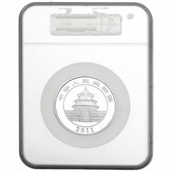 Pre-Owned 2011 Chinese Panda 5oz Proof Silver Coin - NGC Graded PF69 - 3544679-106 - VAT Free