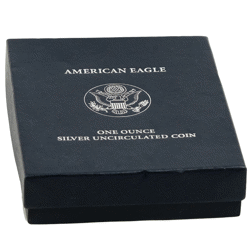 Pre-Owned 2007 USA Eagle 1oz Silver Coin - Boxed and Certificated - VAT Free