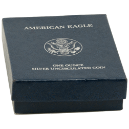 Pre-Owned 2011 USA Eagle 1oz Silver Coin - Boxed and Certificated - VAT Free