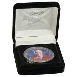 Pre-Owned 2004 USA Eagle 'Elvis Presley: Love Me Tender' Colourised 1oz Silver Coin - VAT Free