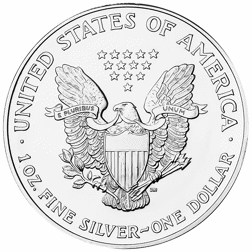 Pre-Owned 2002 USA Eagle 'Elvis Presley 25th Anniversary' Colourised 1oz Silver Coin - VAT Free